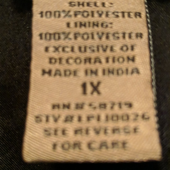 1X Mixed Media Embroidered Jacket - Picture 9 of 12